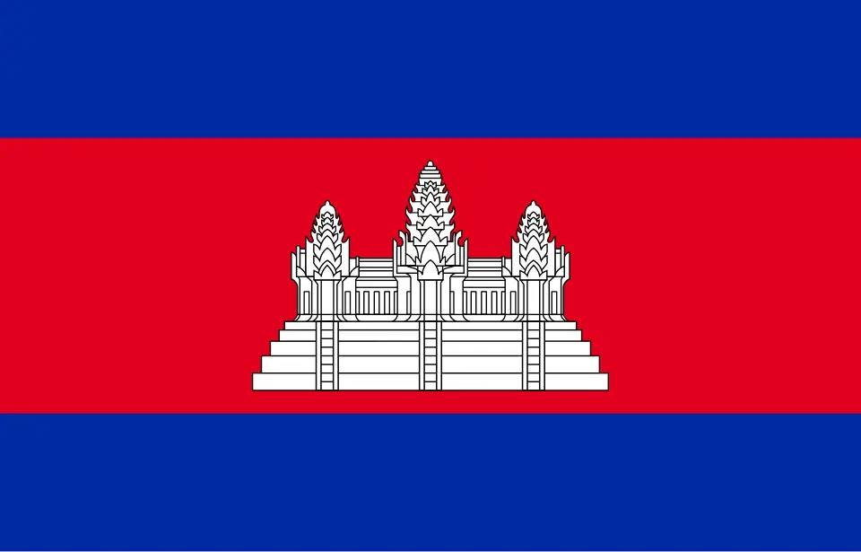Bandera Camboya