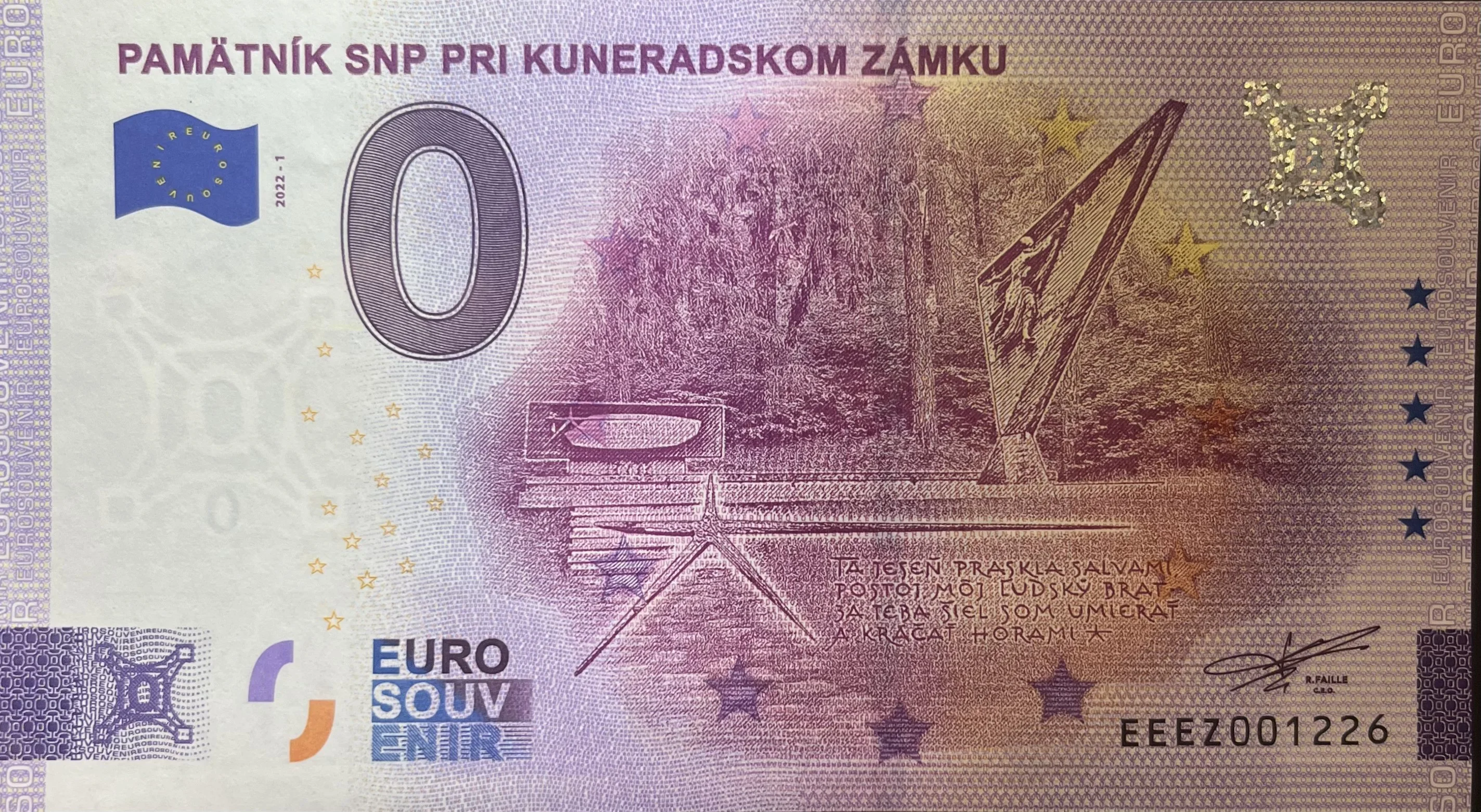 PAMÄTNÍK SNP PRI KUNERADSKOM ZÁMKU