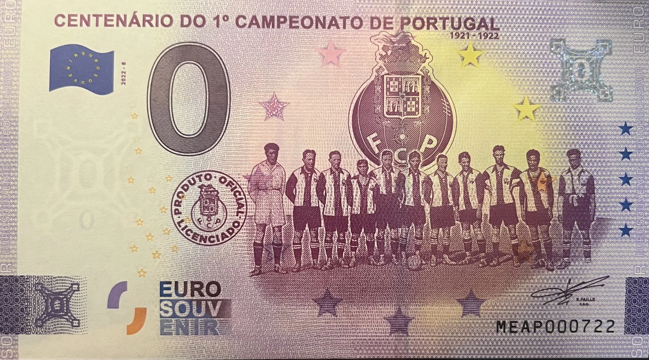 CENTENÁRIO DO 1° CAMPEONATO DE
PORTUGAL