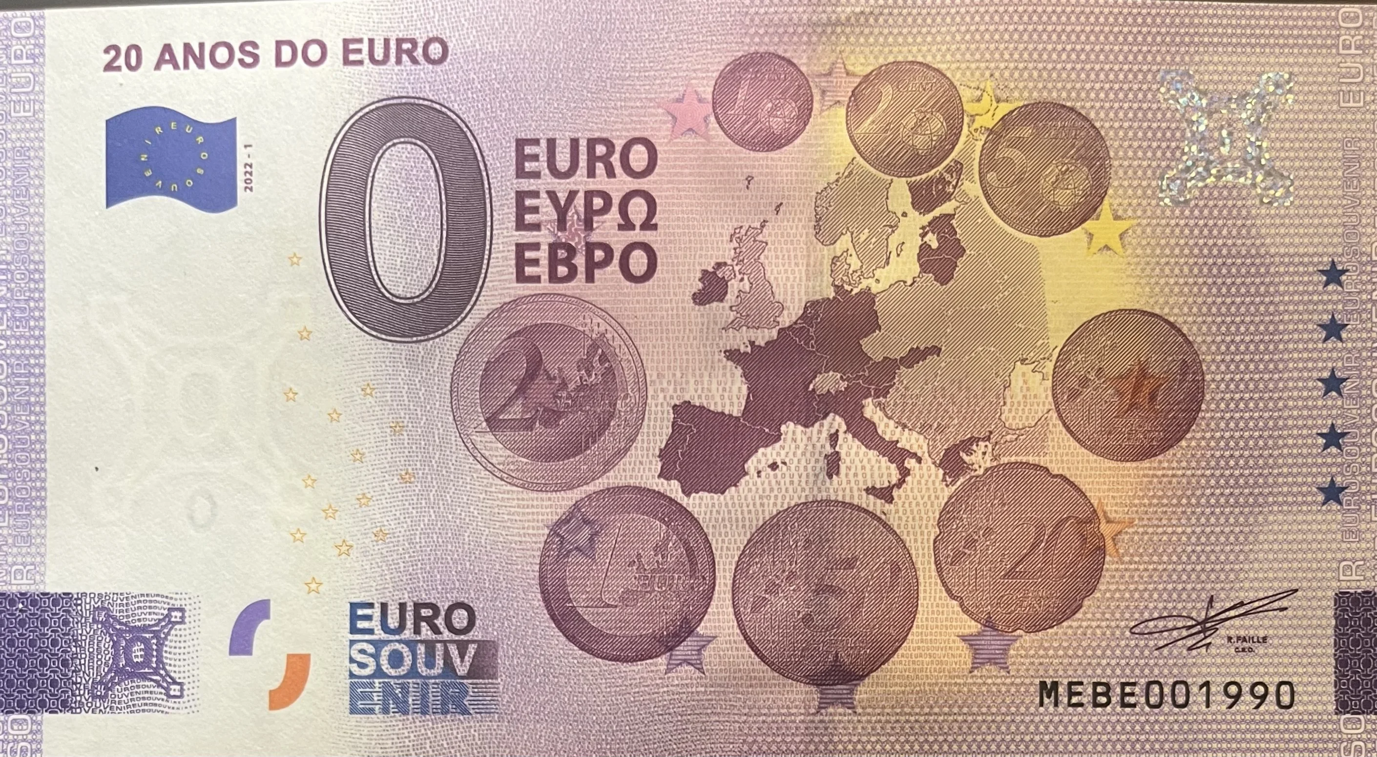 20 ANOS DO EURO
