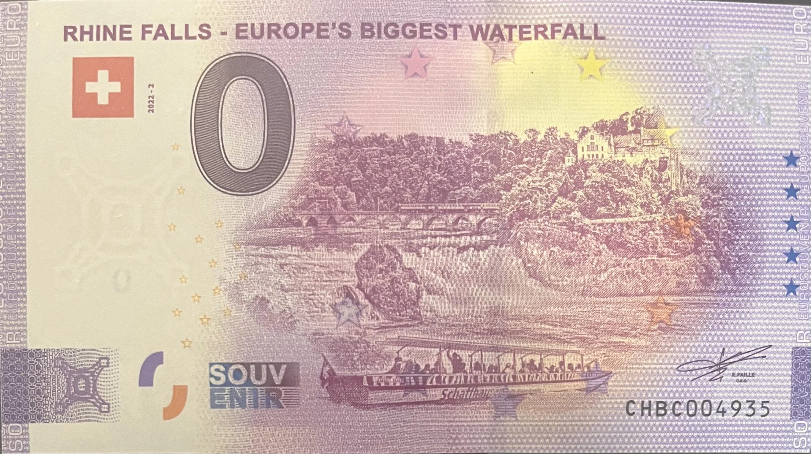 RHINE FALLS - EUROPE'S BIGGEST
WATERFALL