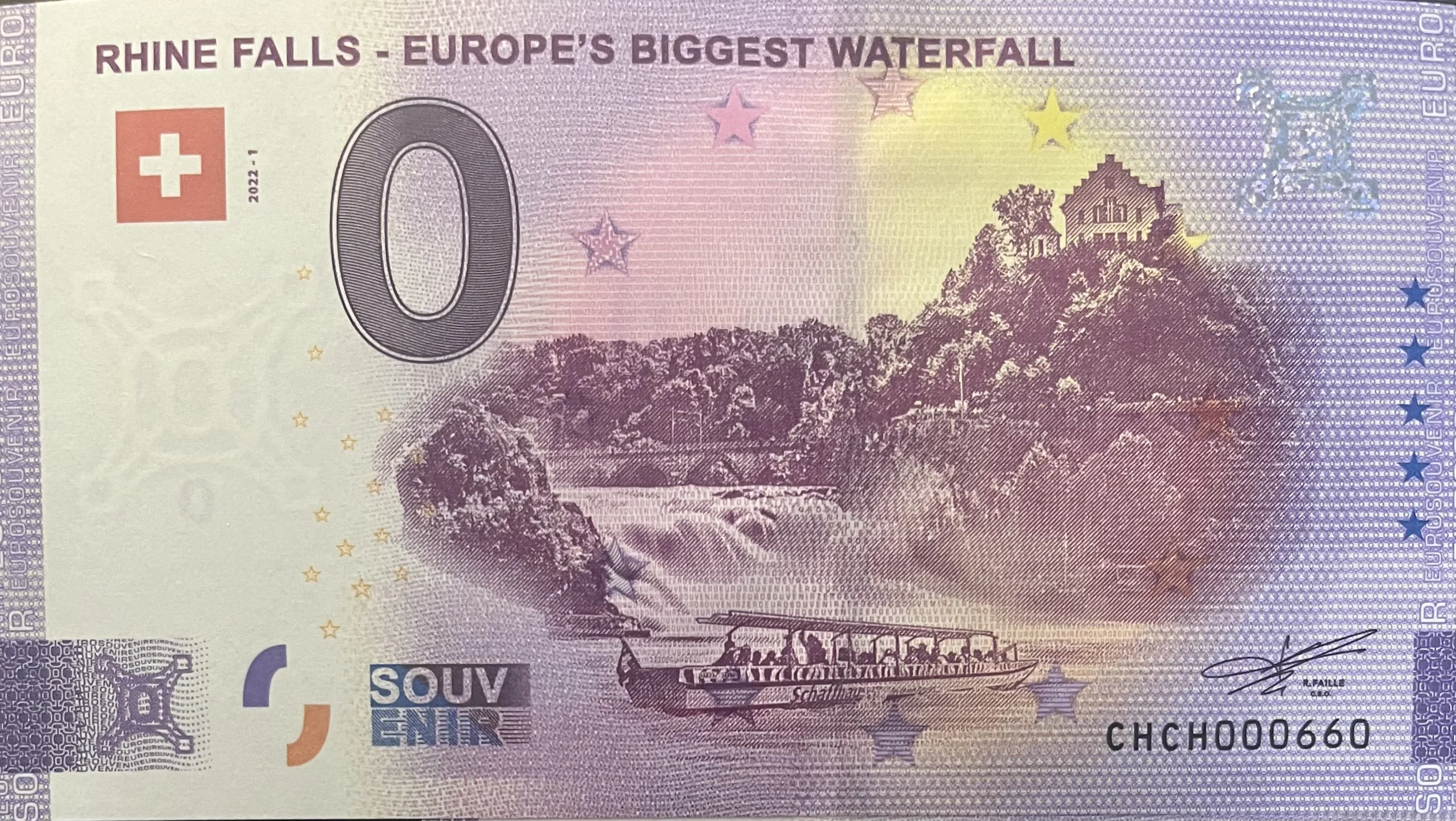 RHINE FALLS - EUROPE'S BIGGEST
WATERFALL