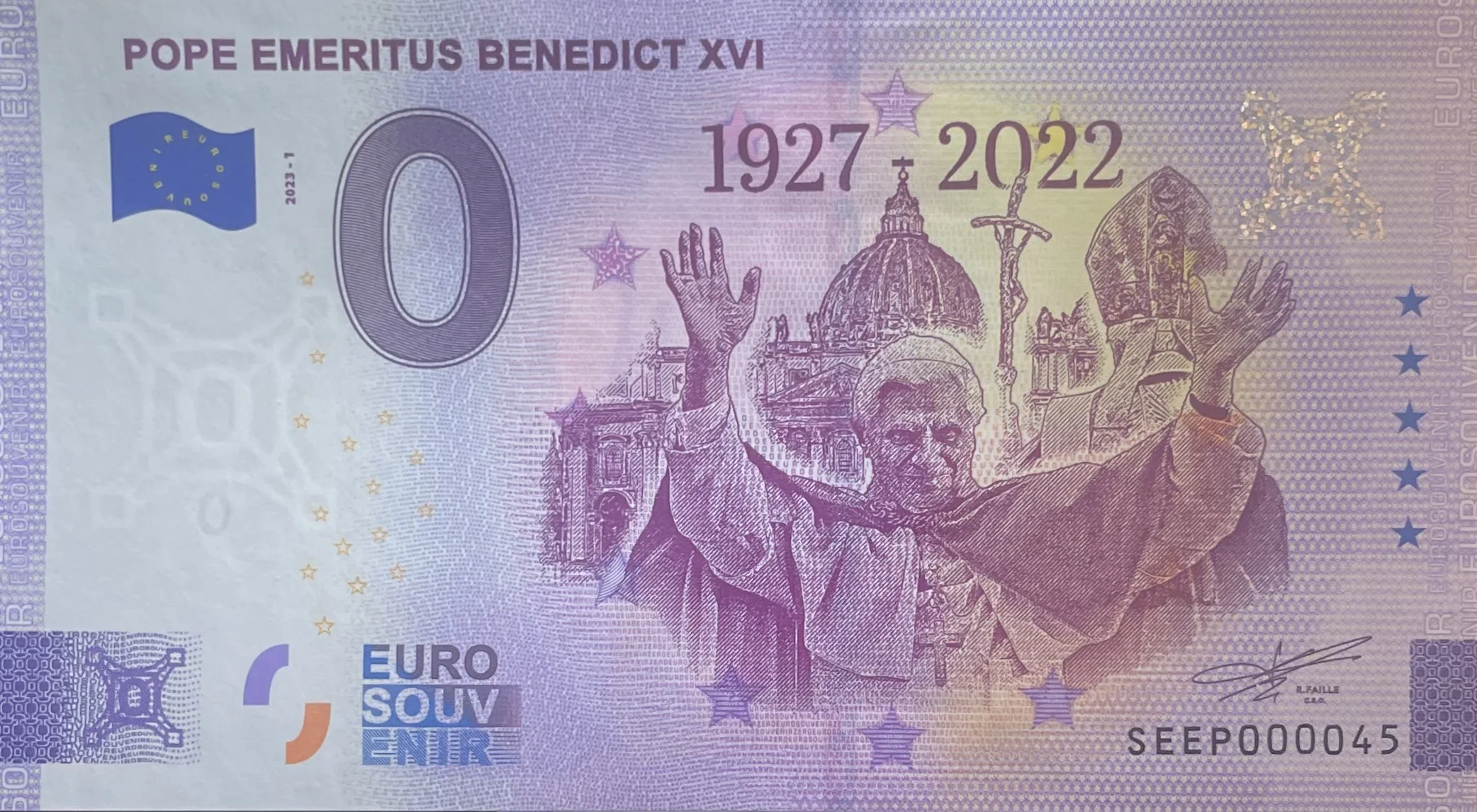 POPE EMERITUS BENEDICT XVI