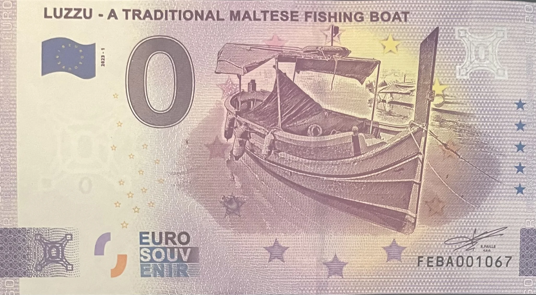 LUZZU - A TRADITIONAL MALTESE FISHING BOAT