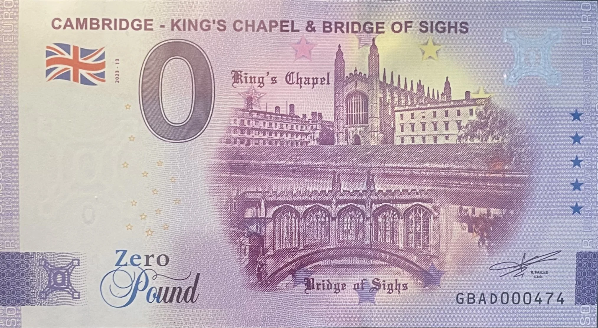 CAMBRIDGE - KING'S CHAPEL & BRIDGE OF
SIGHS