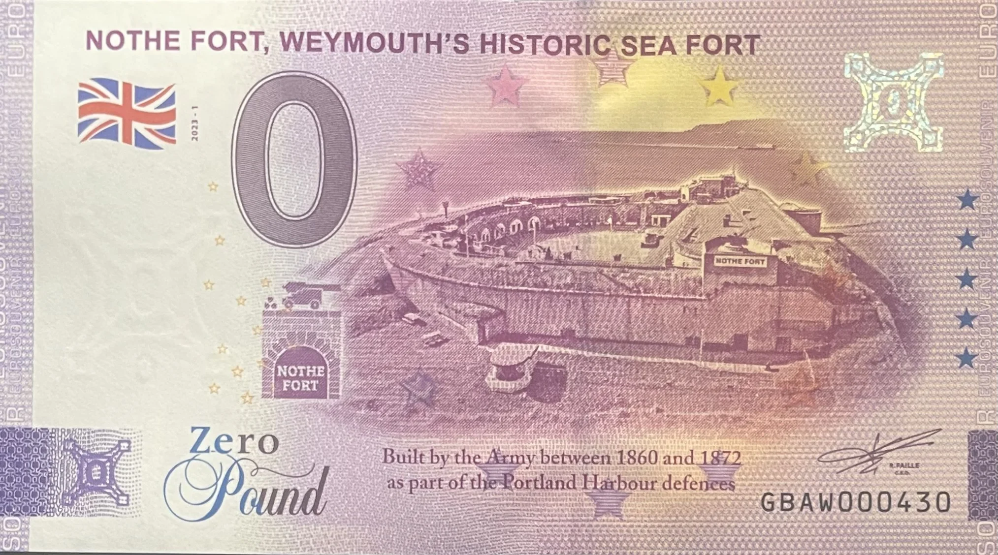 NOTHE FORT, WEYMOUTH'S HISTORIC SEA
FORT