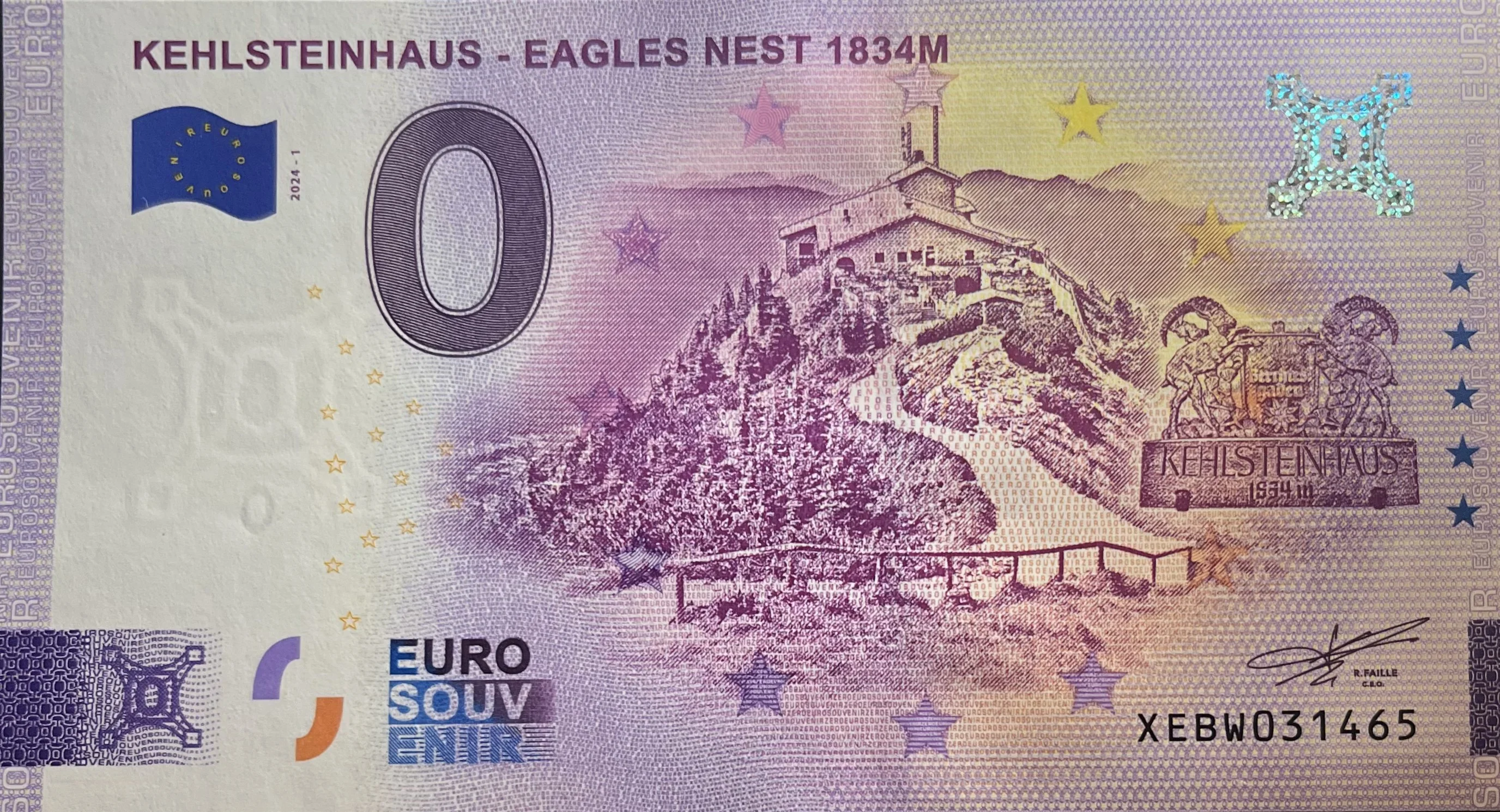 KEHLSTEINHAUS - EAGLES NEST 1834M