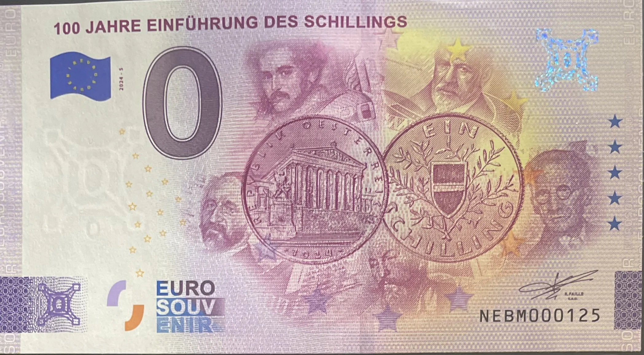 100 JAHRE EINFÜRUNG DES SCHILLINGS