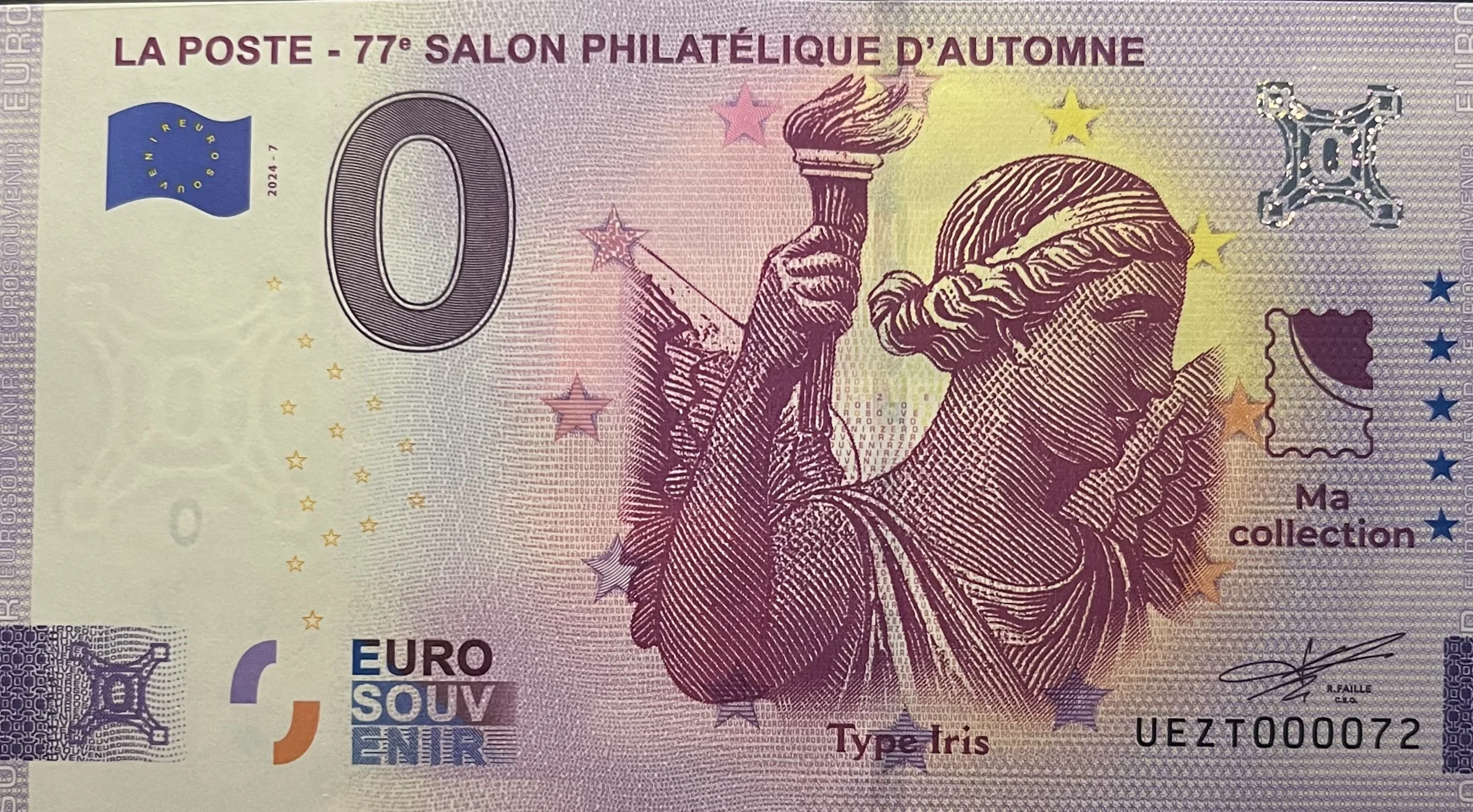 LA POSTE - 77ème SALON PHILATELIQUE D'AUTOMNE
