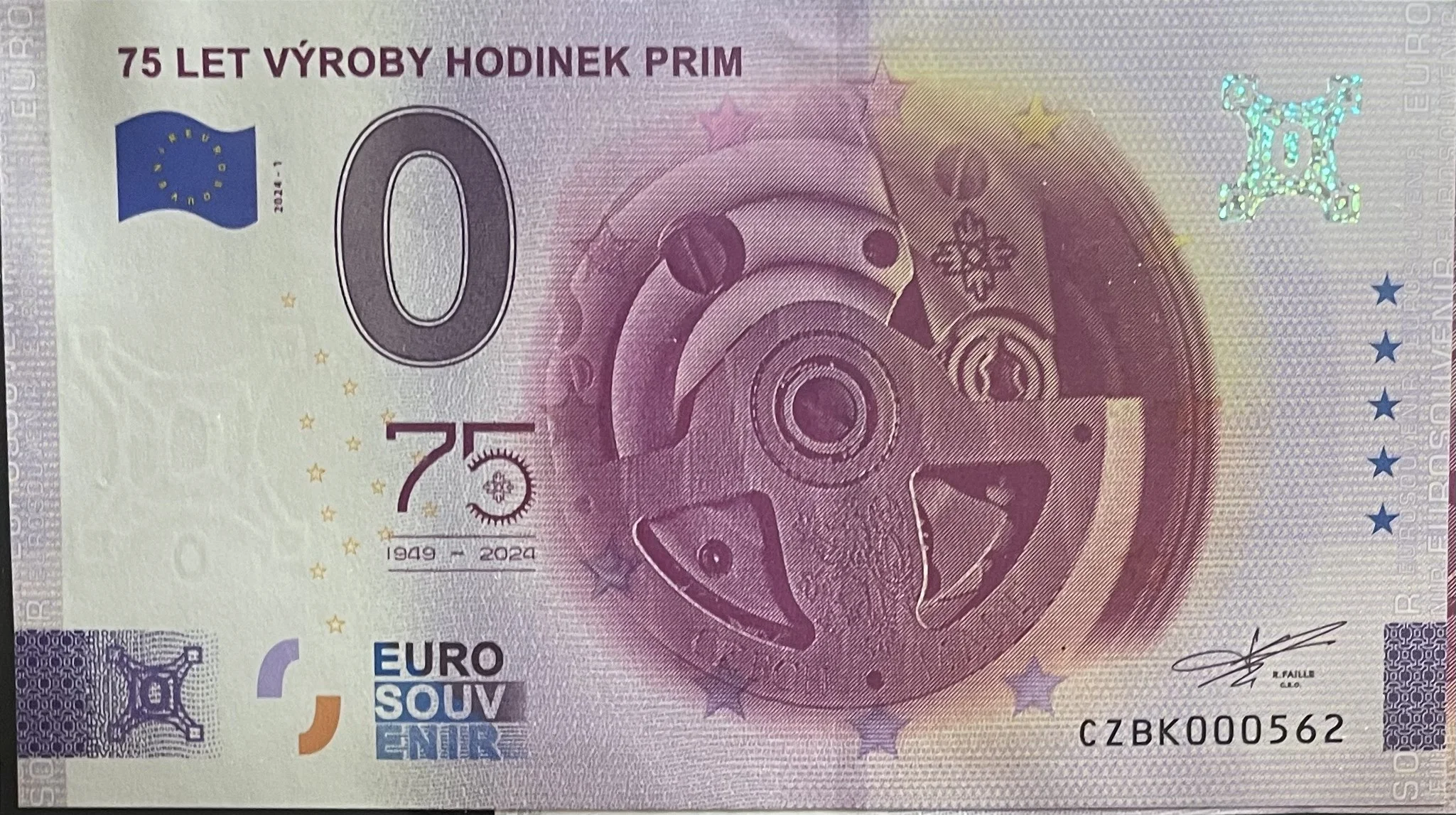 75 LET VÝROBY HODINEK PRIM