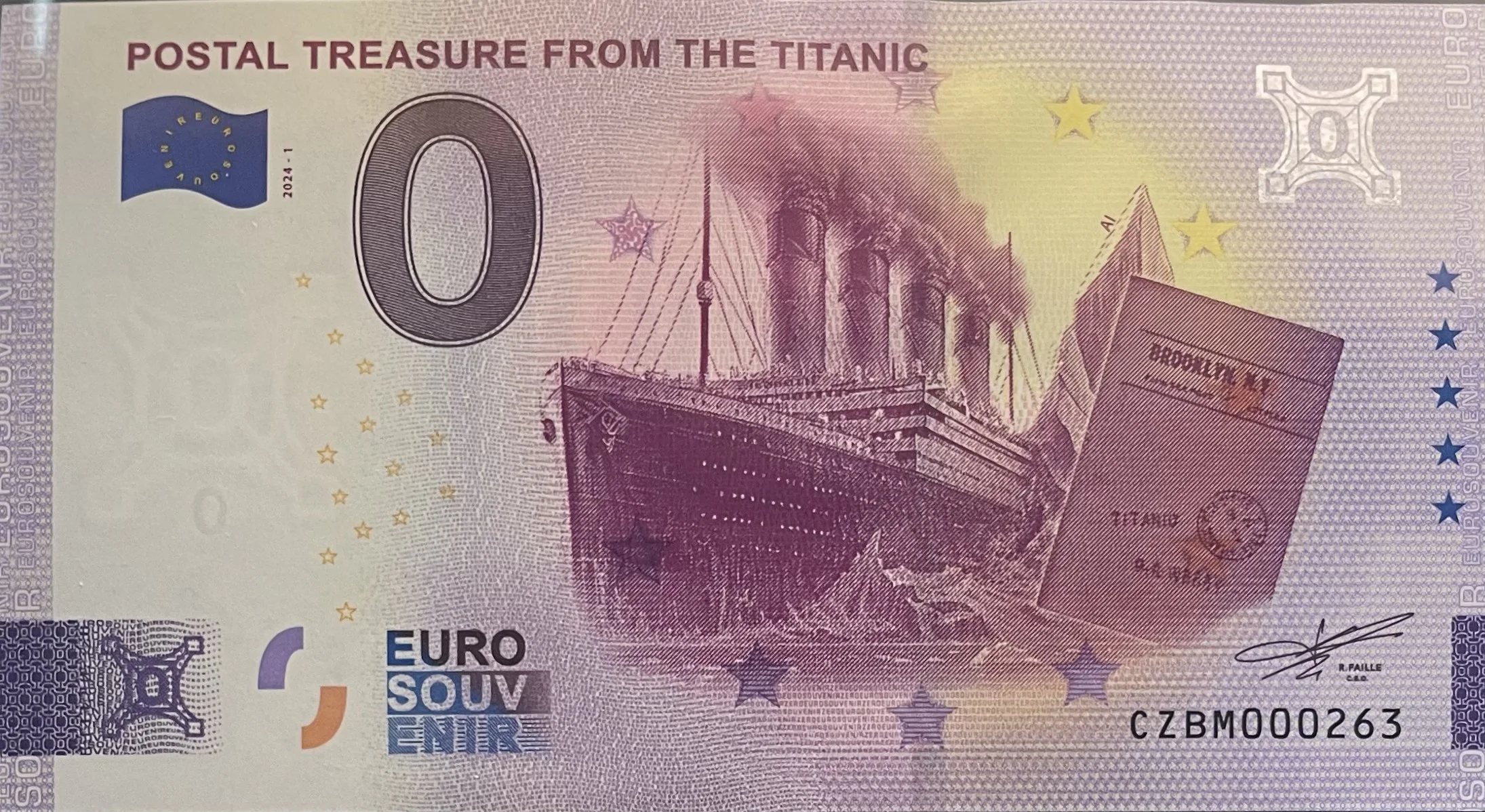 POSTAL TREASURE FROM THE TITANIC