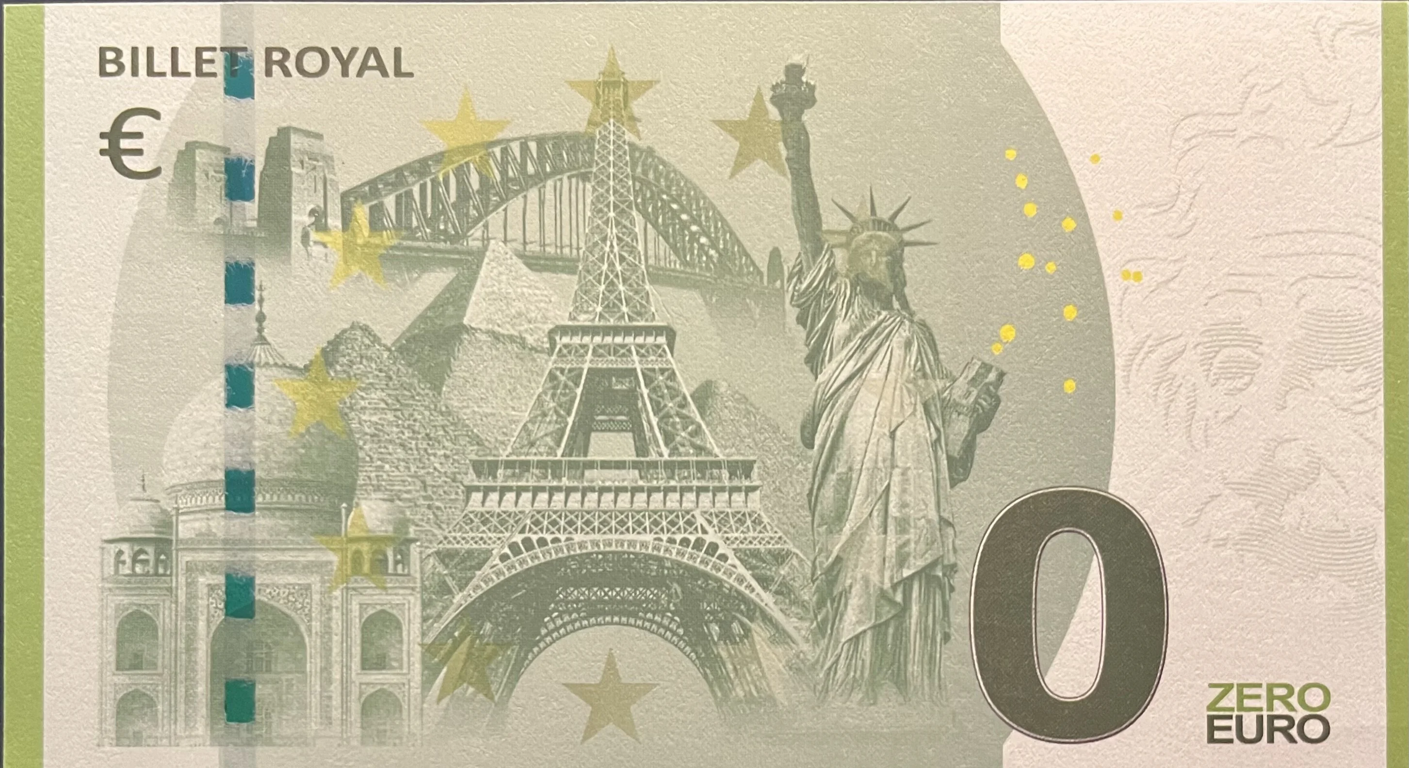 Anverso Billetes Royal