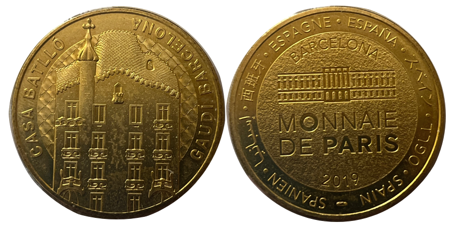 Barcelona-Casa Batllo Gaudi-La façade restaurée