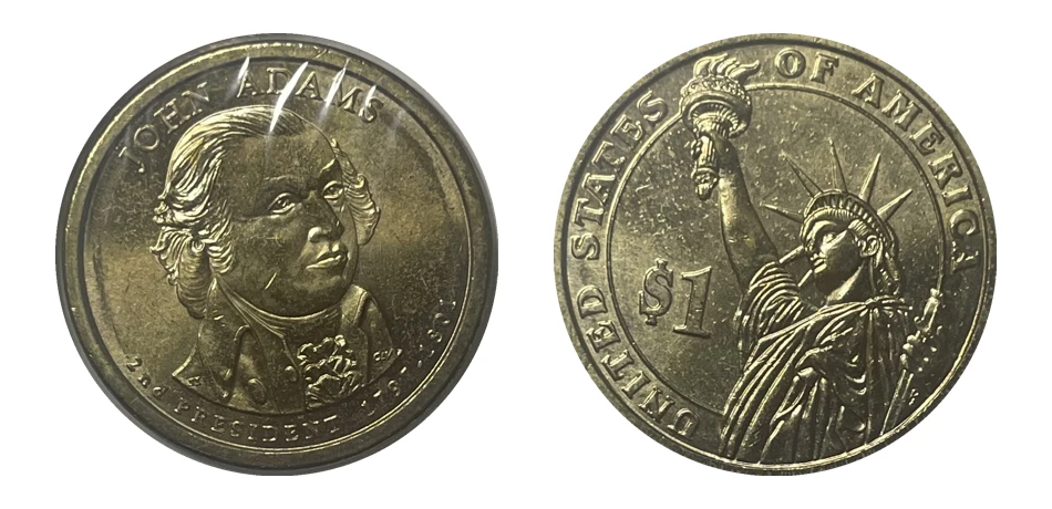 Dólares Presidenciales - Presidente John Adams (1797-1801)