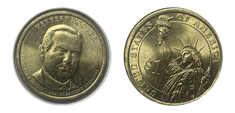 Dólares Presidenciales - Presidente Herbert Hoover (1929-1933)