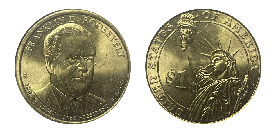 Dólares Presidenciales - Presidente Franklin D. Roosevelt (1933-1945)