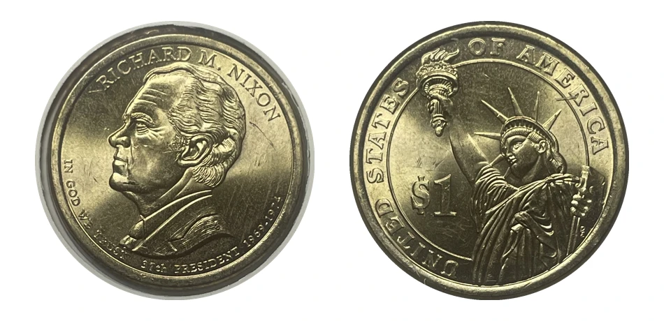 Dólares Presidenciales - Presidente Richard M. Nixon (1969-1974)