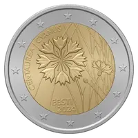 Aciano — flor nacional (Estonia 2024)