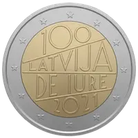 Reconocimiento de iure — 100 años (Letonia 2021)