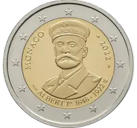Mónaco 2022 — Príncipe Alberto I (100 años)